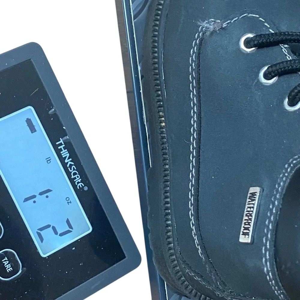 SmartFit‎ Kids Black Waterproof Winter Work Boots Side Zip Faux Fur Lined Size 9
